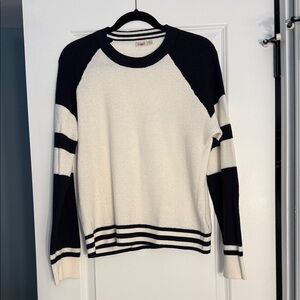 Faherty brand waffle weave organic cotton sweater